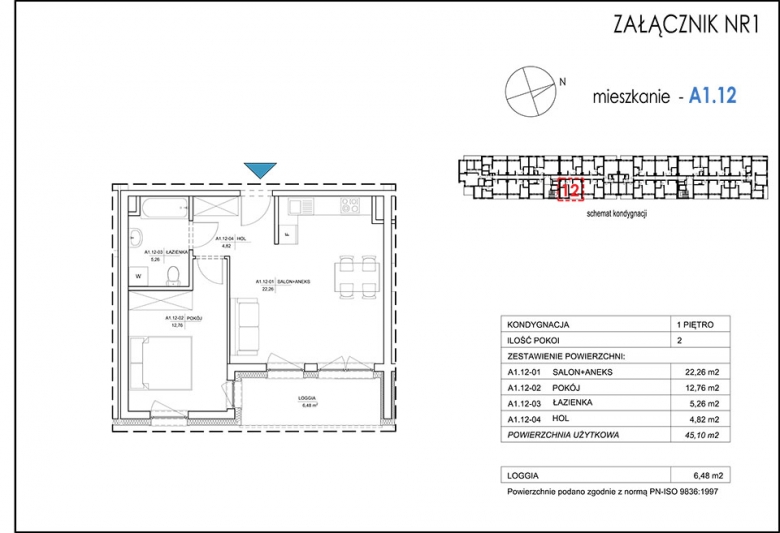 Apartament nr. A1.12